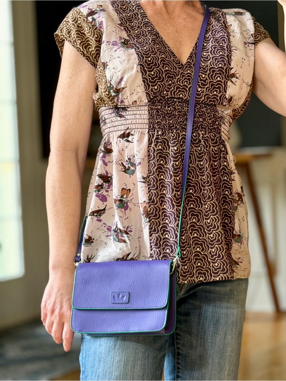 Baekgaard 2010s Dopamine Dressing Leather Crossbody NWOT